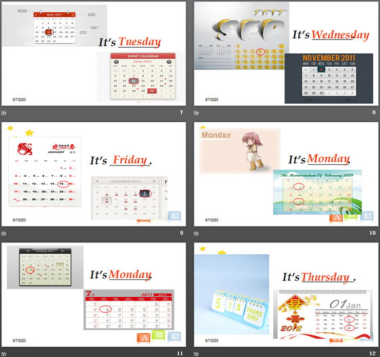 图片[3]-《What day is today?》Days of the Week PPT-第一PPT