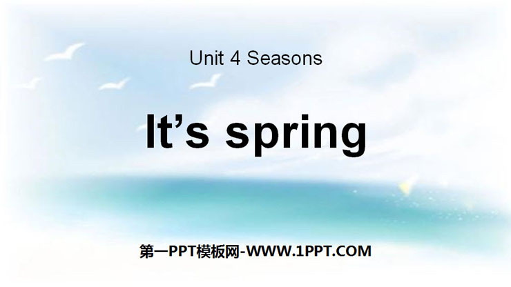 图片[1]-《It’s spring》Seasons PPT-第一PPT
