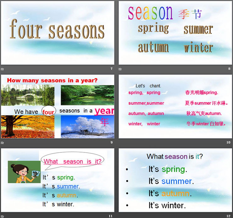 图片[3]-《It’s spring》Seasons PPT-第一PPT