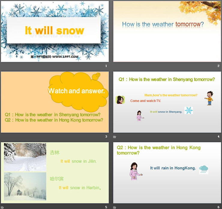 图片[2]-《It will snow》Weather PPT-第一PPT