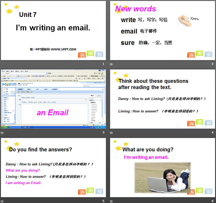 图片[2]-《I’m writing an email》Communications PPT课件-第一PPT