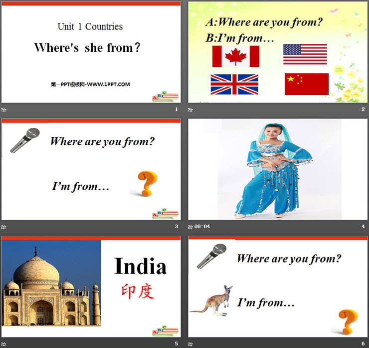 图片[2]-《Where’s she from?》Countries PPT-第一PPT
