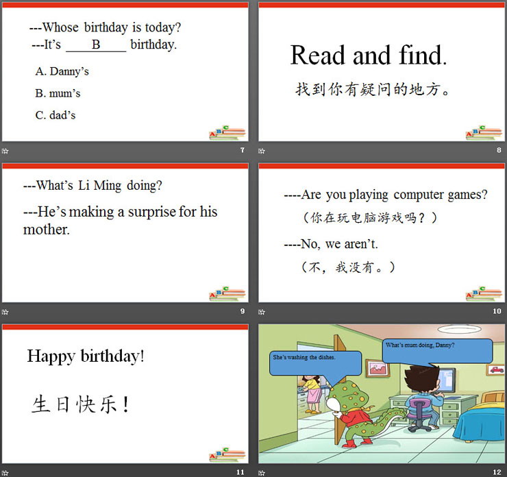 图片[3]-《What’s mum doing?》Housework PPT-第一PPT