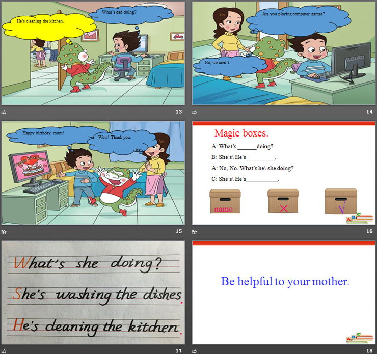 图片[4]-《What’s mum doing?》Housework PPT-第一PPT