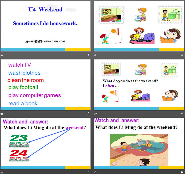 图片[2]-《Sometimes I do housework》Weekend PPT课件-第一PPT