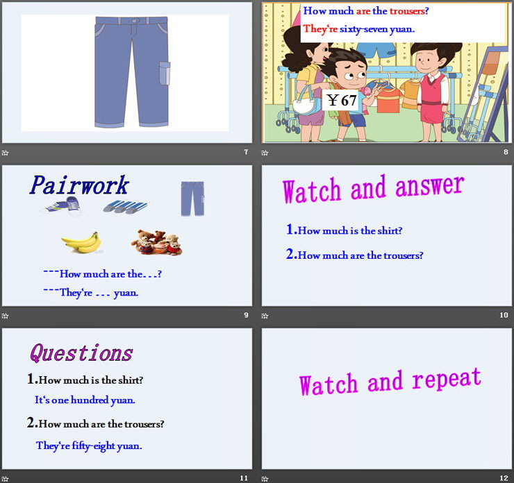 图片[3]-《How much is this shirt?》Shopping PPT课件-第一PPT