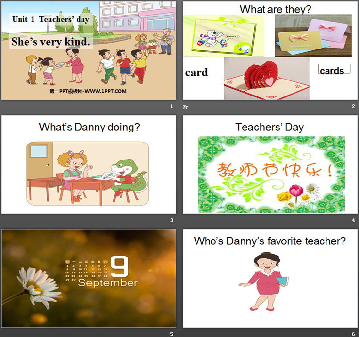 图片[2]-《She’s very kind》Teachers’ Day PPT下载-第一PPT