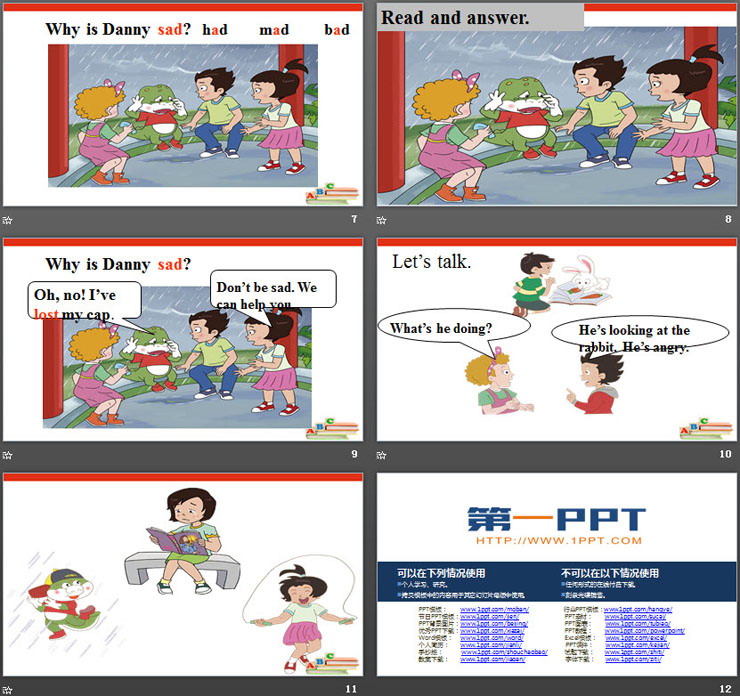 图片[3]-《He’s excited》Feelings PPT-第一PPT