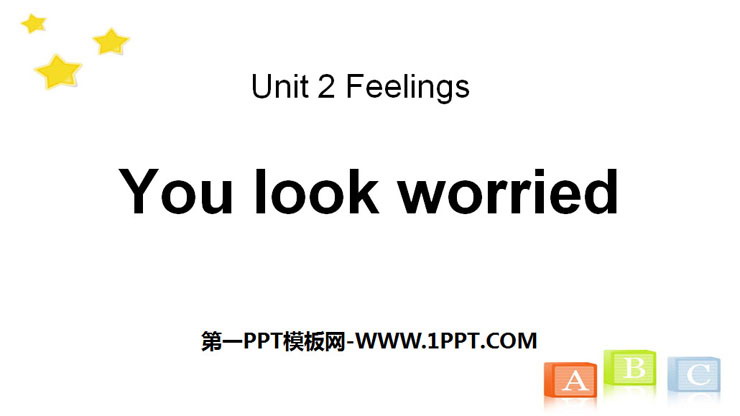 图片[1]-《You look worried》Feelings PPT-第一PPT