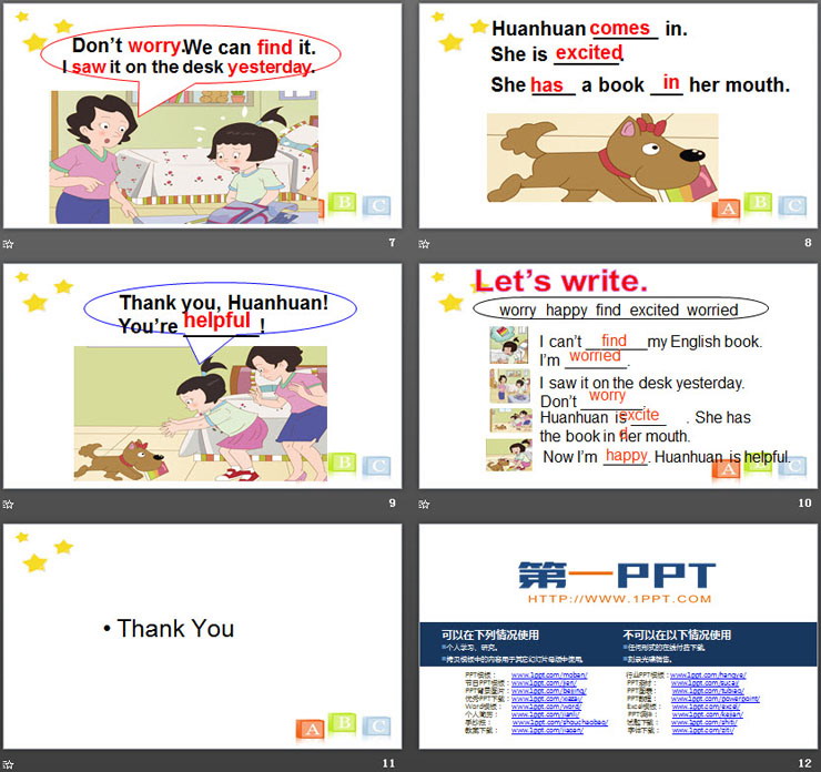 图片[3]-《You look worried》Feelings PPT-第一PPT