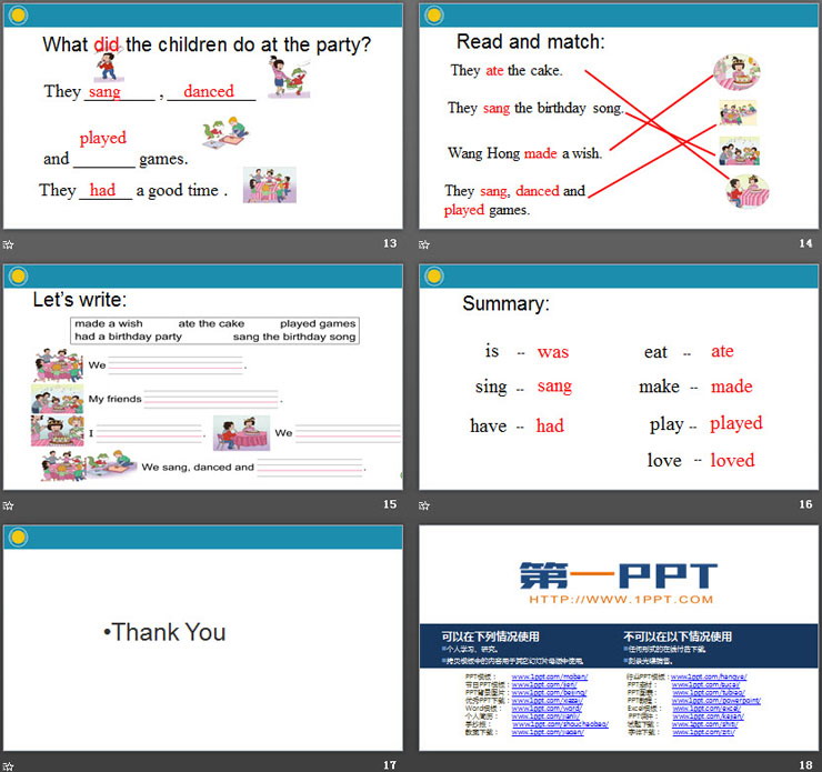 图片[4]-《We sang and danced》Birthday PPT-第一PPT