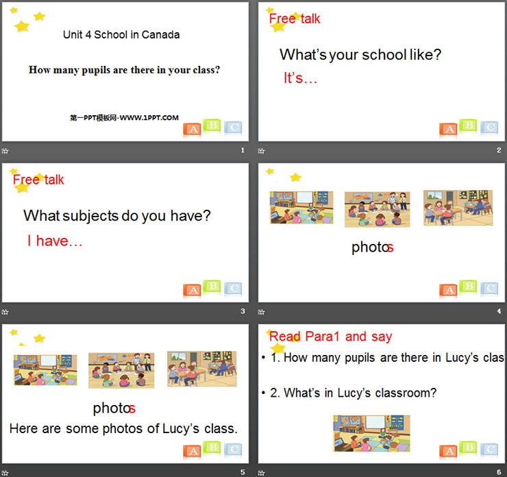 图片[2]-《How many pupils are there in your class?》School in Canada PPT-第一PPT