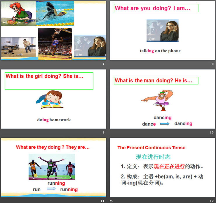 图片[3]-《They are having a basketball match》Sports PPT课件-第一PPT