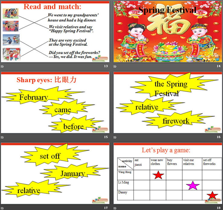 图片[4]-《We visit relatives and friends》Spring Festival PPT-第一PPT