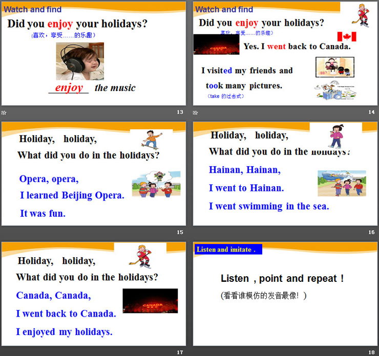 图片[4]-《What did you do in the holidays?》Winter Holidays PPT课件-第一PPT
