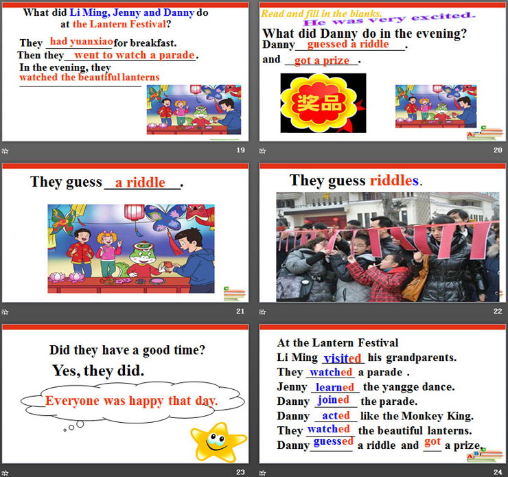 图片[5]-《Everyone was happy that day》Winter Holidays PPT-第一PPT
