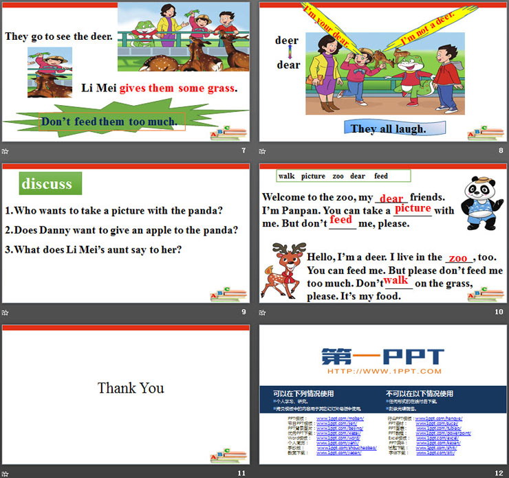 图片[3]-《They are in the zoo》Good Behaviour PPT-第一PPT