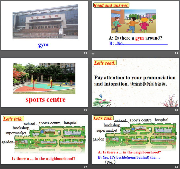 图片[4]-《Is there a gym around?》Neighbourhood PPT课件-第一PPT