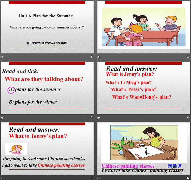 图片[2]-《What are you going to do this summer holiday?》Plan for the Summer PPT-第一PPT