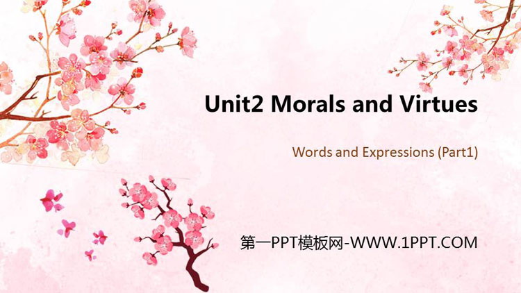 图片[1]-《Morals and Virtues》PPT课件-第一PPT