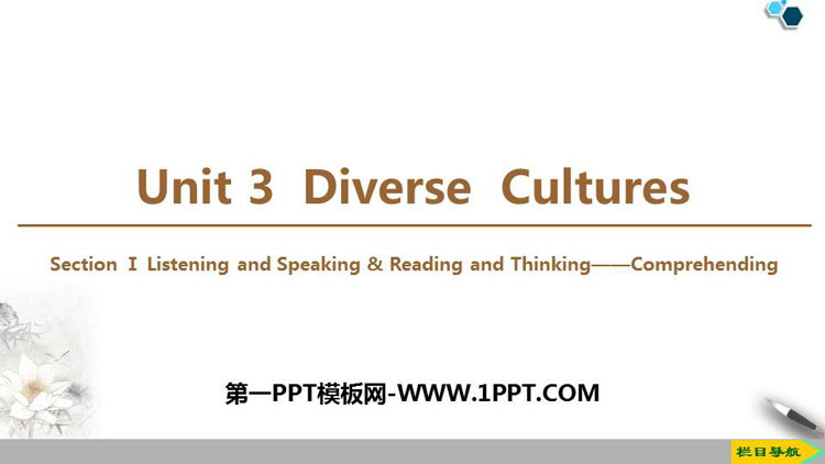 图片[1]-《Diverse Cultures》SectionⅠ PPT课件下载-第一PPT