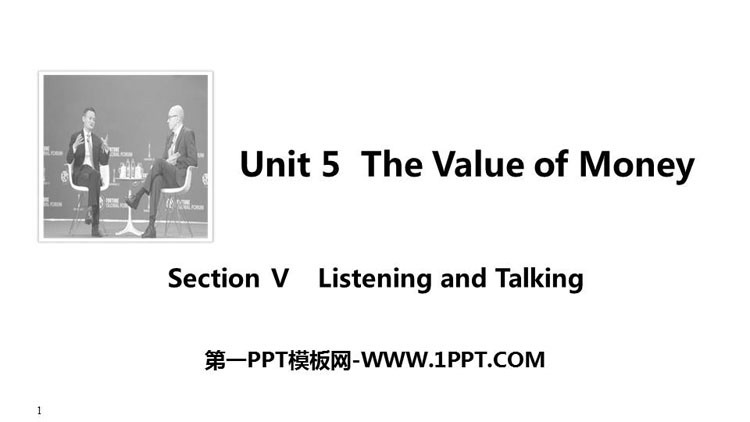 图片[1]-《The Value of Money》SectionⅤ PPT课件-第一PPT