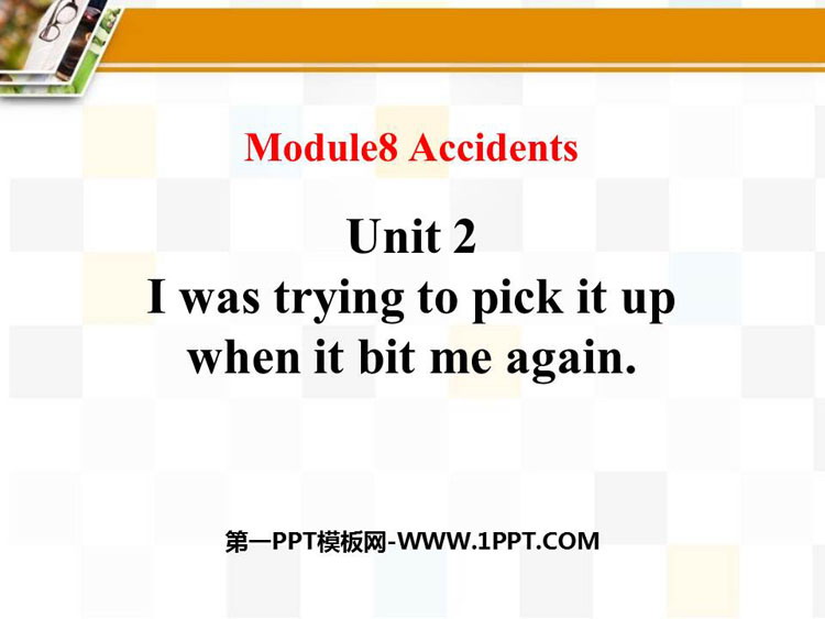 图片[1]-《I was trying to pick it up when it bite me again》Accidents PPT课件下载-第一PPT