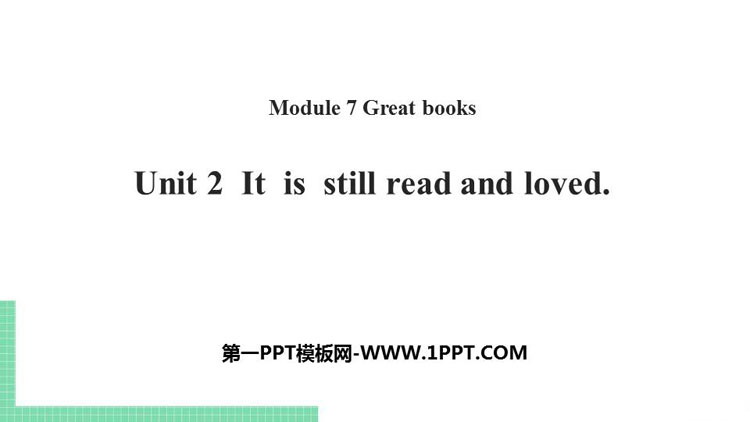 图片[1]-《It is still read and loved》Great books PPT课件下载-第一PPT