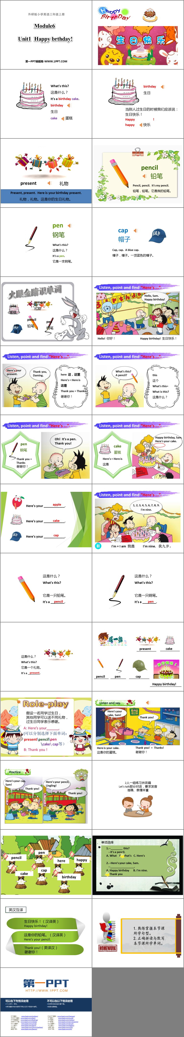 图片[2]-《Happy Birthday!》PPT优秀课件-第一PPT