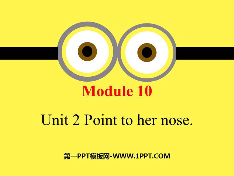图片[1]-《Point to her nose》PPT课件下载-第一PPT