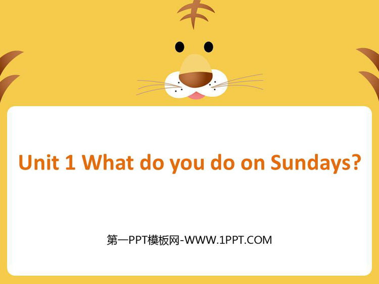 图片[1]-《What do you do on Sundays?》PPT精品课件-第一PPT