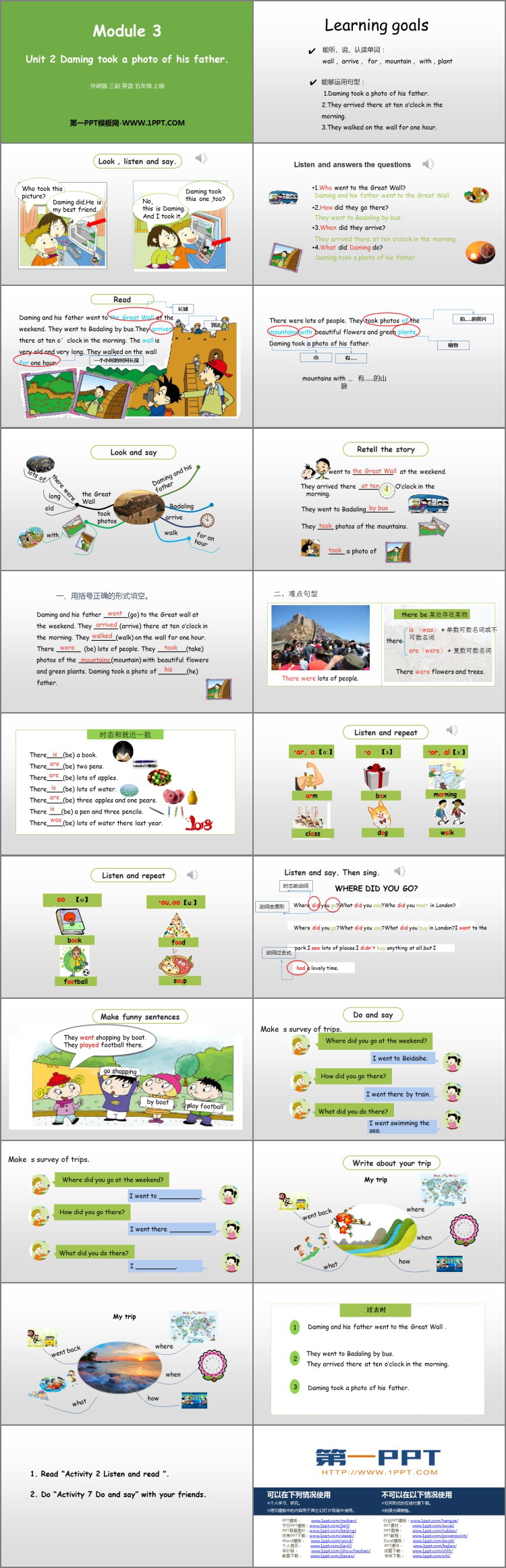 图片[2]-《Daming took a photo of his father》PPT精品课件-第一PPT