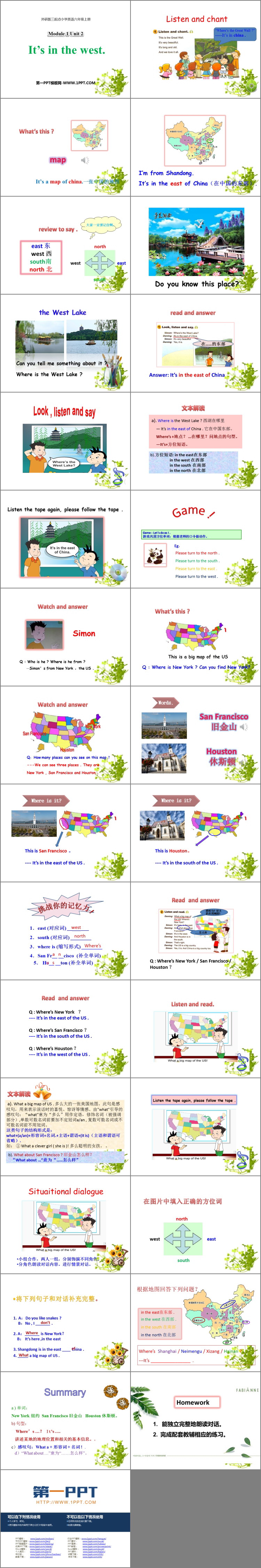 图片[2]-《It’s in the west》PPT教学课件-第一PPT
