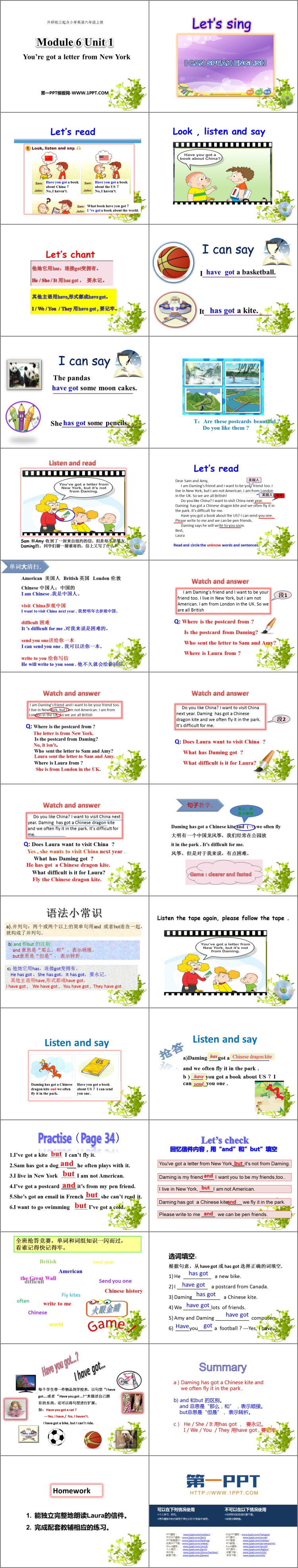 图片[2]-《You’ve got a letter from New York》PPT教学课件-第一PPT