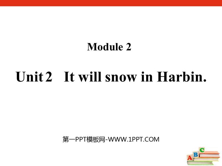图片[1]-《It will snow in Harbin》PPT教学课件-第一PPT