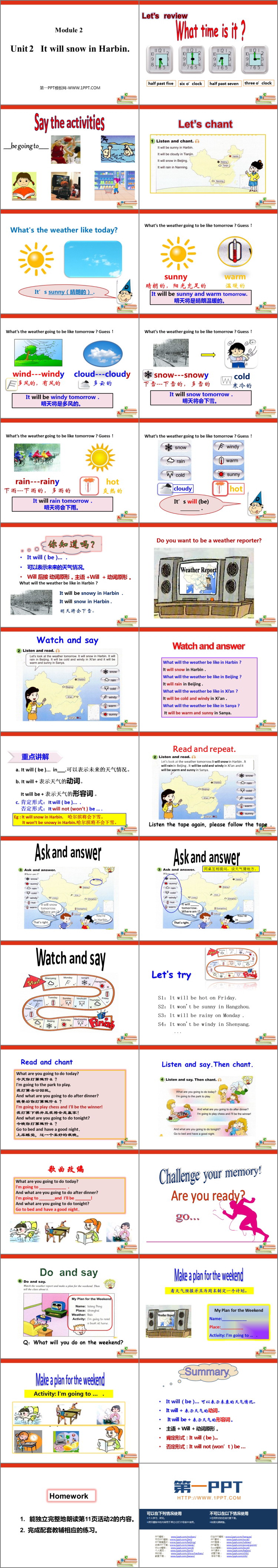 图片[2]-《It will snow in Harbin》PPT教学课件-第一PPT