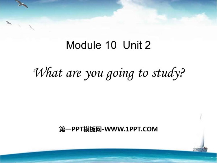 图片[1]-《What are you going to study?》PPT课件下载-第一PPT