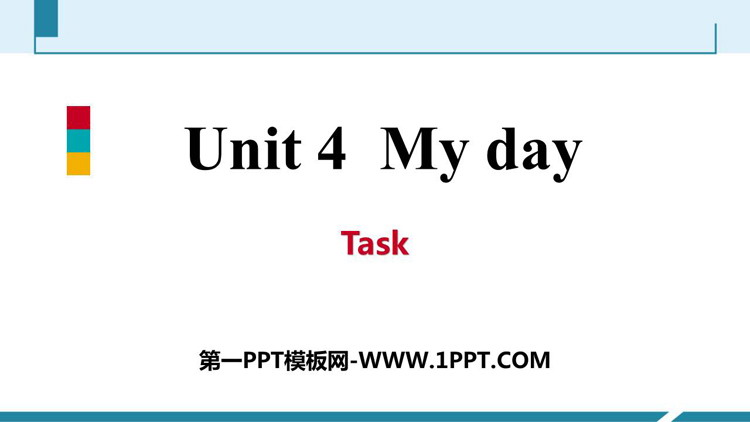 图片[1]-《My day》Task PPT习题课件-第一PPT