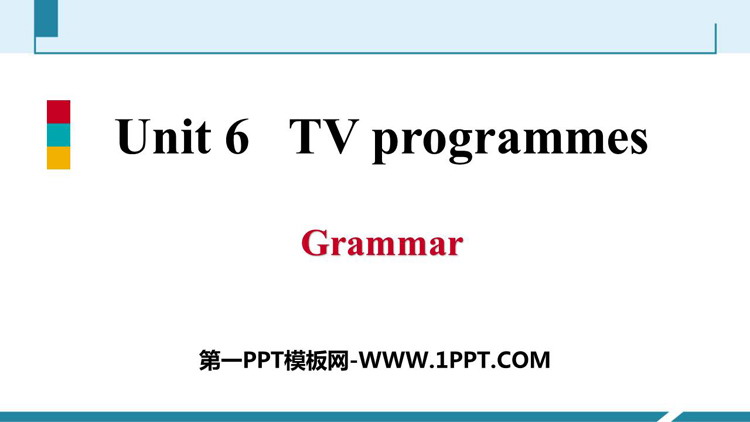 图片[1]-《TV programmes》Grammar PPT习题课件-第一PPT