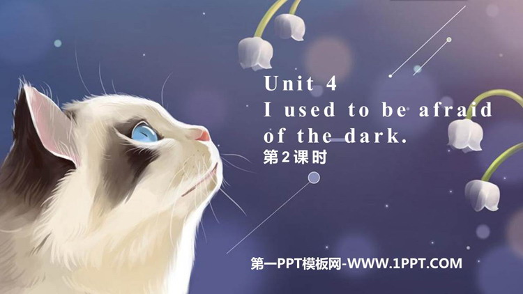 图片[1]-《I used to be afraid of the dark》PPT下载(第2课时)-第一PPT
