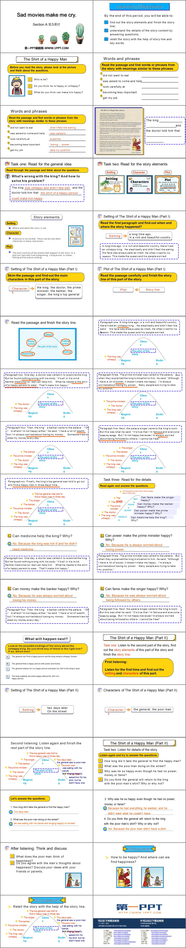 图片[2]-《Sad movies make me cry》SectionA PPT下载(第3课时)-第一PPT