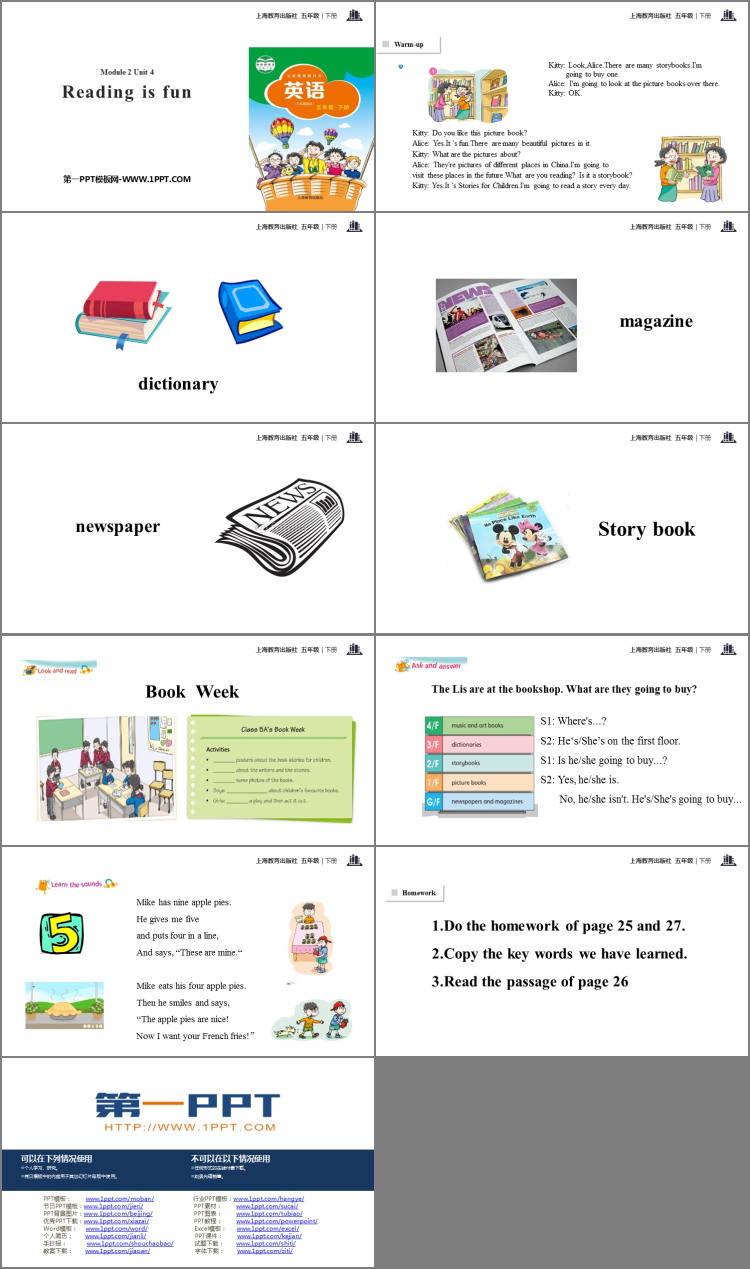 图片[2]-《Reading is fun》PPT教学课件-第一PPT