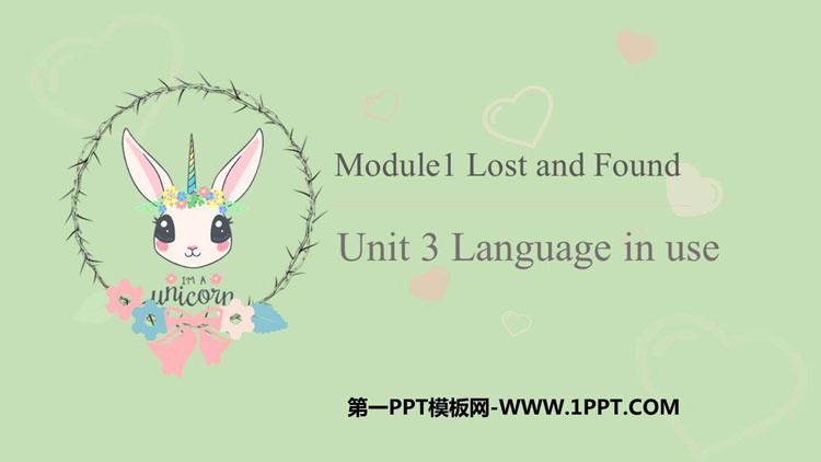 图片[1]-《Language in use》Lost and found PPT教学课件-第一PPT