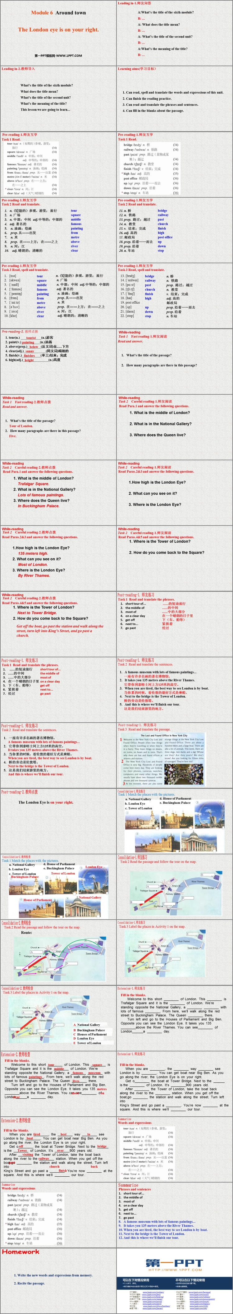 图片[2]-《The London Eye is on your right》around town PPT优质课件-第一PPT