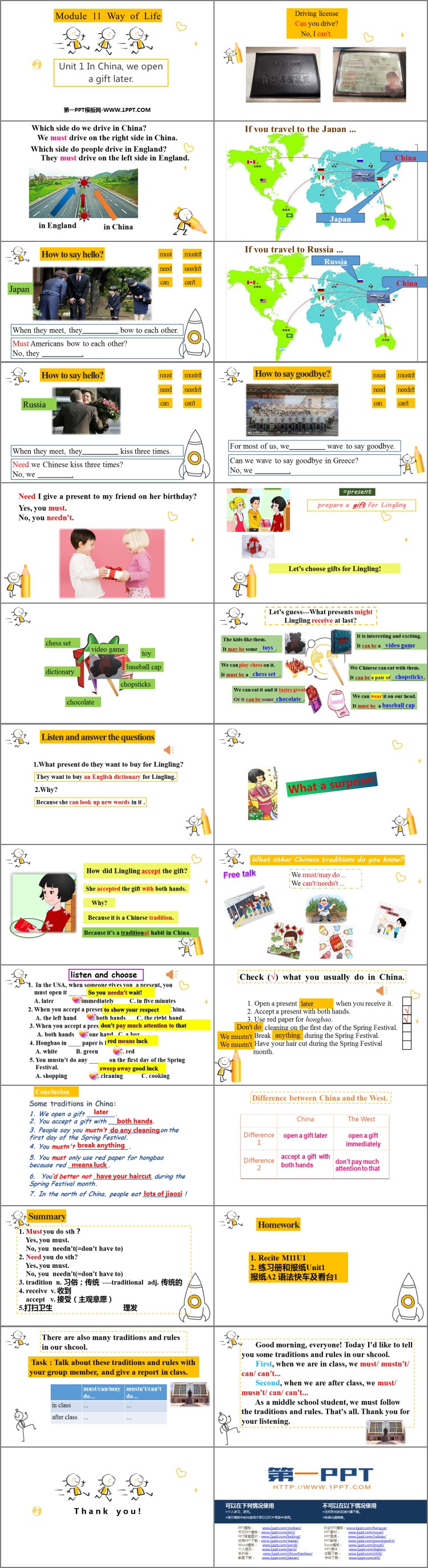 图片[2]-《In Chinawe open a gift later》Way of life PPT优质课件-第一PPT