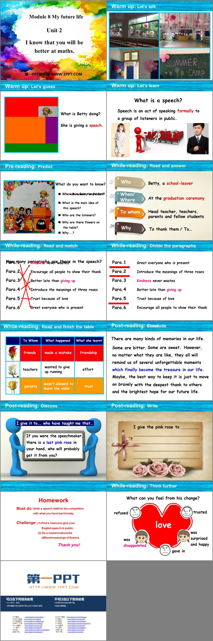 图片[2]-《I know that you will be better at maths》My future life PPT免费课件-第一PPT