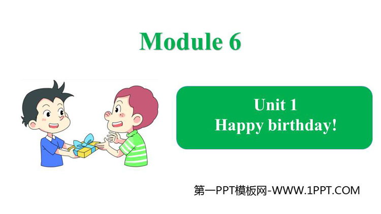 图片[1]-《Happy Birthday!》PPT免费课件下载-第一PPT