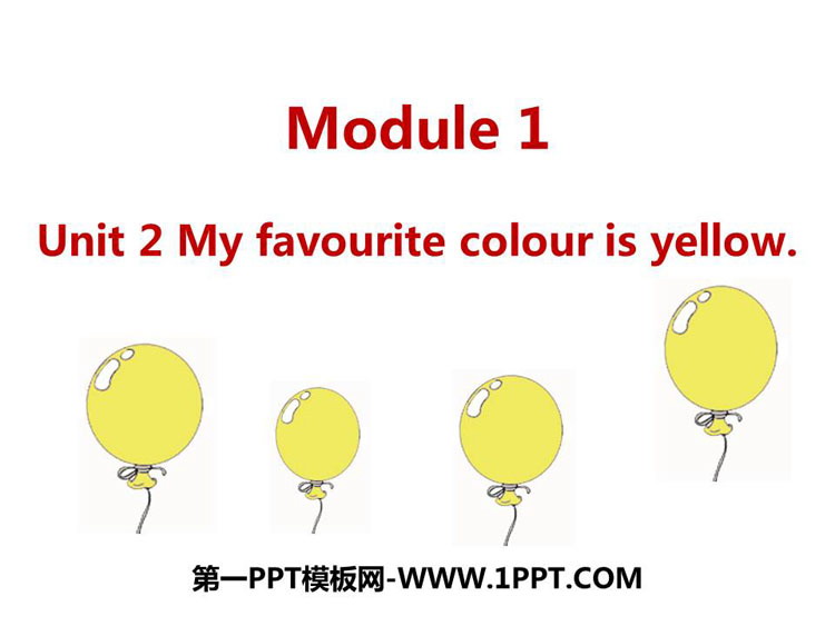 图片[1]-my_favourite_colour_is_yellow-第一PPT