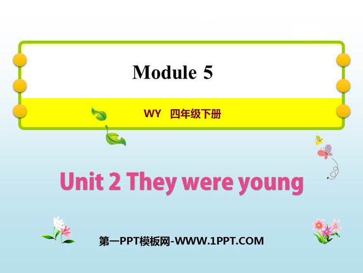 图片[1]-《They were young》PPT免费课件-第一PPT
