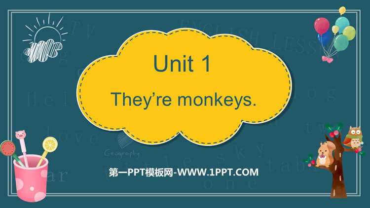 图片[1]-《They are monkeys》PPT精品课件-第一PPT